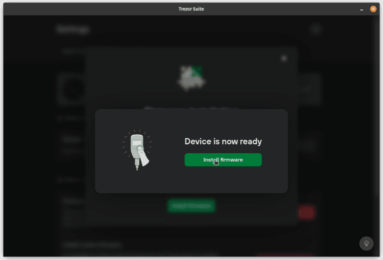 Trezor Bitcoin only firmware