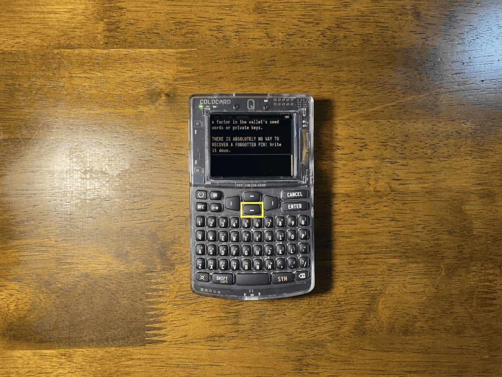 continue to scroll down to read all warnings.